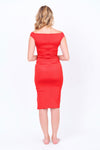 Ivy Bodycon Dress - Red