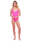 Reversible One Piece Swimsuit - Leopard/Pink