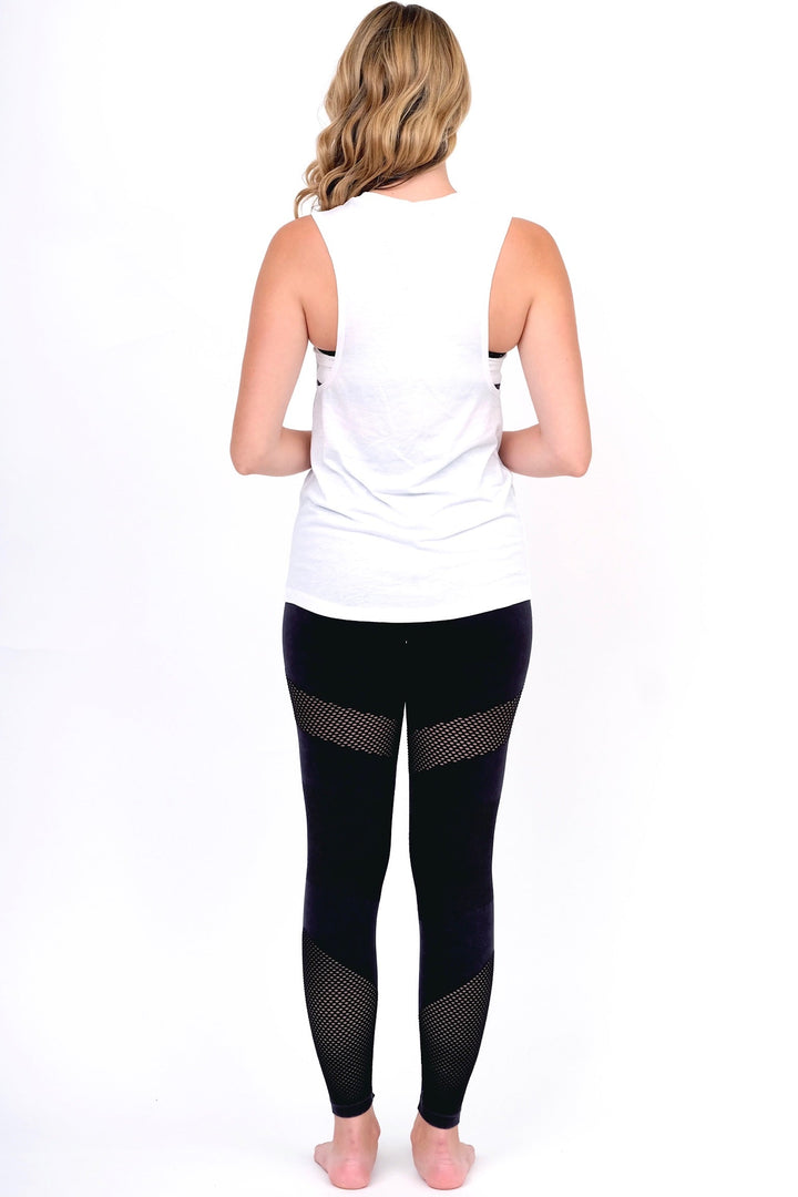 White Naughty Girl Tank