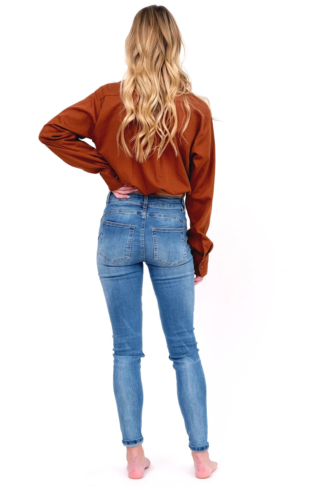 Toast Cropped Button Up