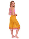Mustard Knit Midi Length Skirt