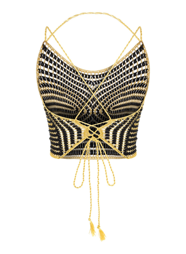 Taffy Crochet Halter Top