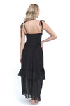 Black Tiered Ruffle Dress