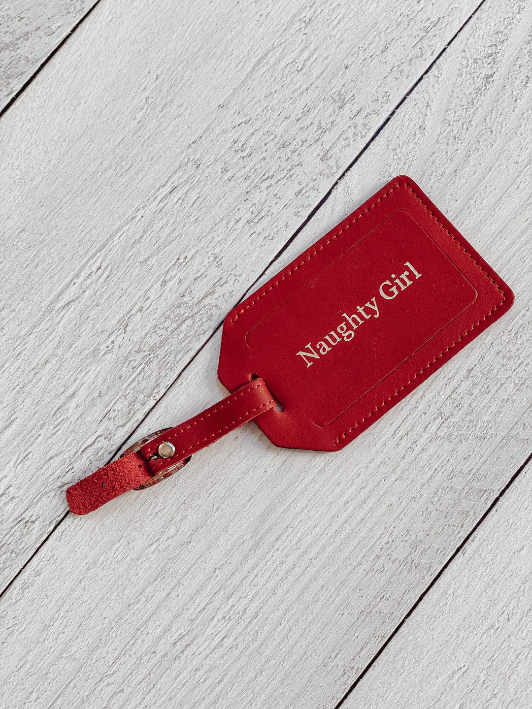 Naughty Girl Luggage Tag