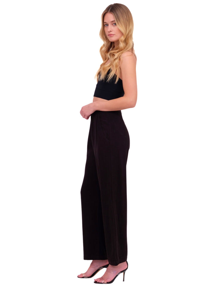 Black Linen Trouser Pant