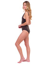 Shimmer One Piece - Black