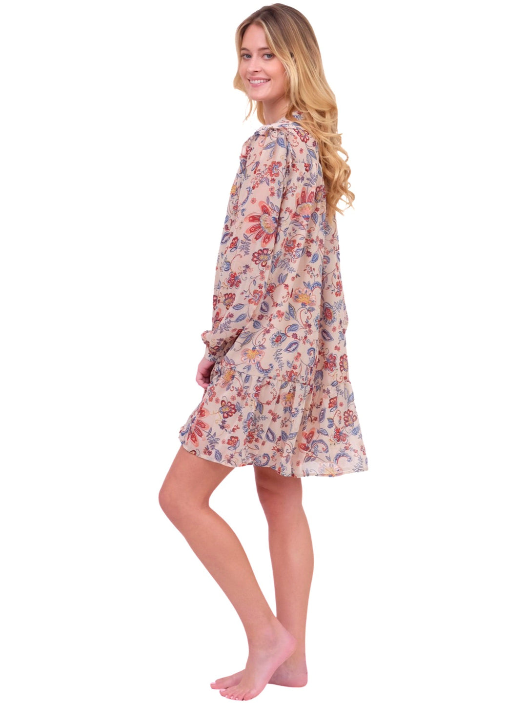Floral Boho Mini Dress