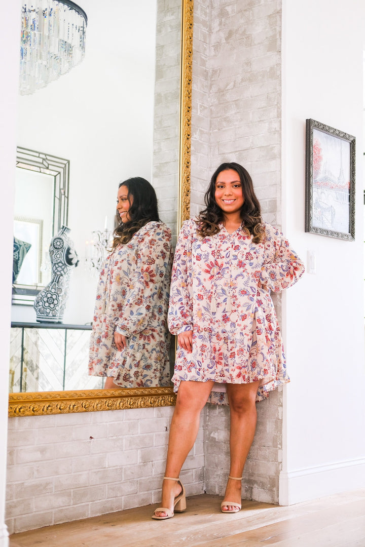 Floral Boho Mini Dress