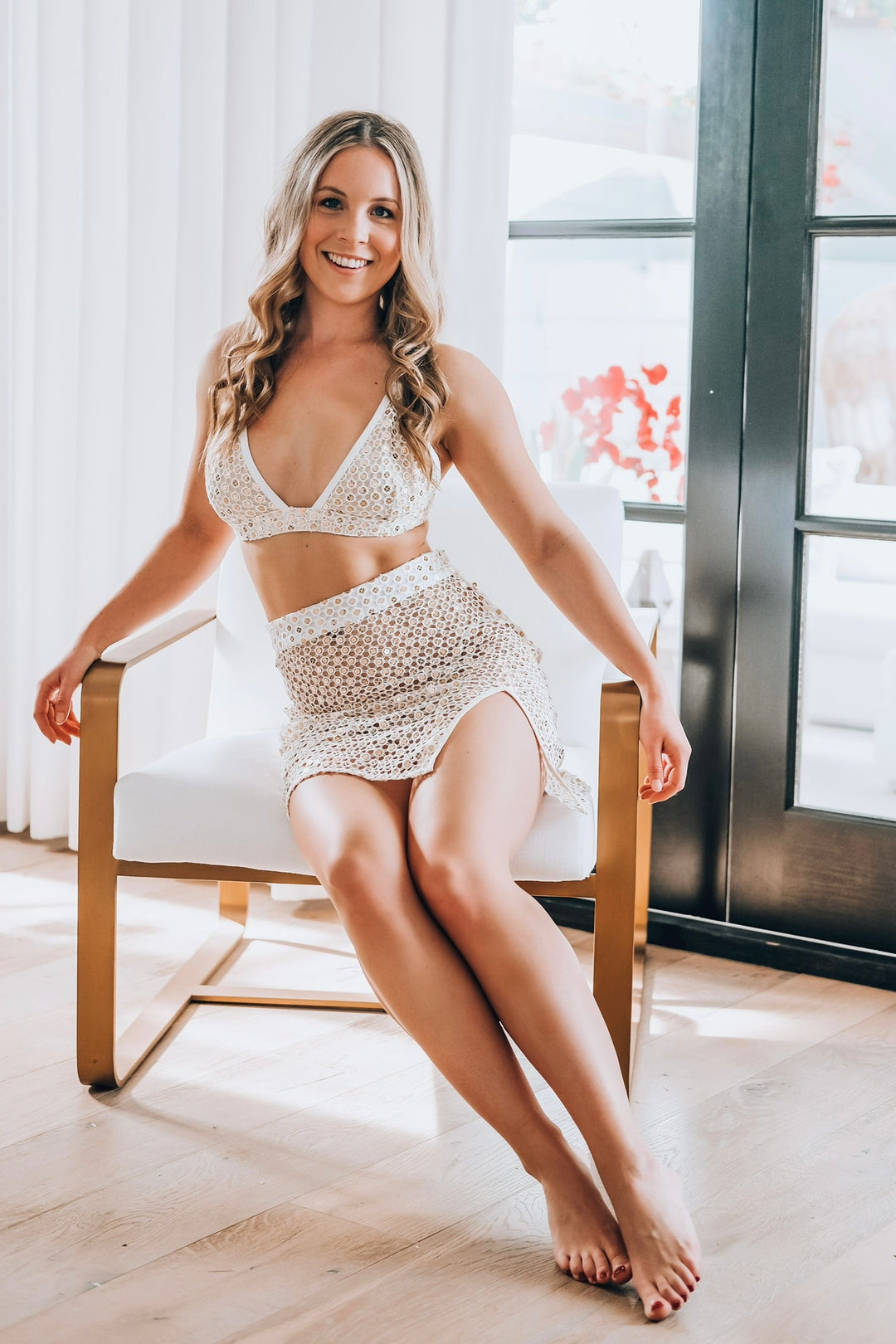 Crochet &amp; Mirror Bralette