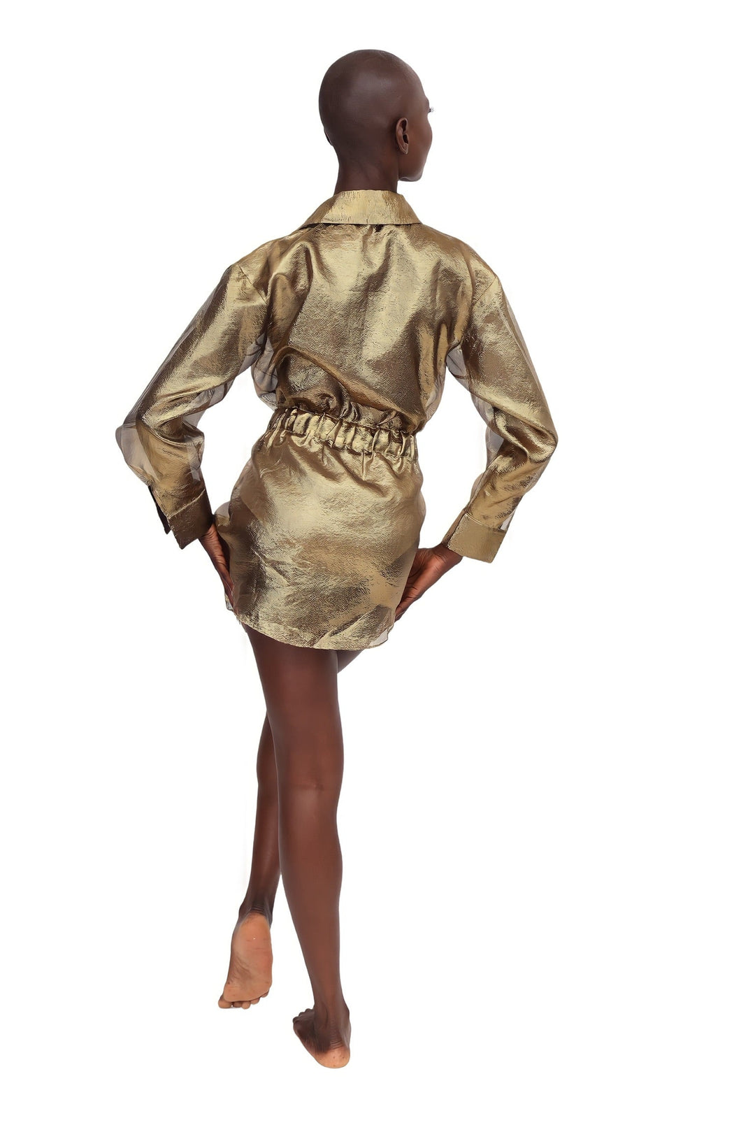 Shimmer Icon Blouse - Gold