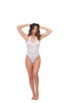 Linda One Piece Swimsuit - White Crystal