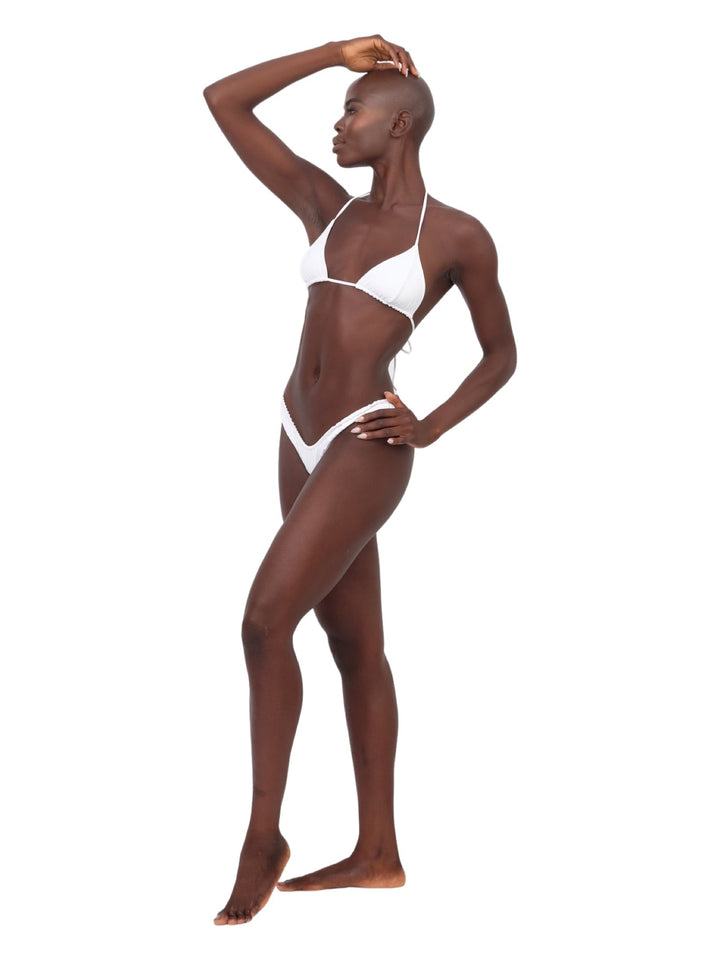 Marley Reversible String Bikini Top - White
