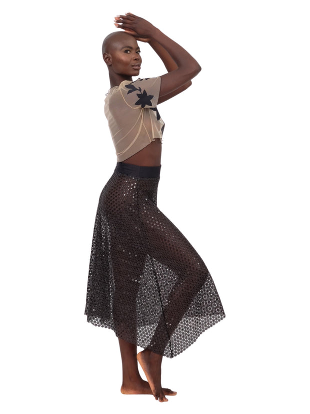 Sequin Kate Skirt - Black