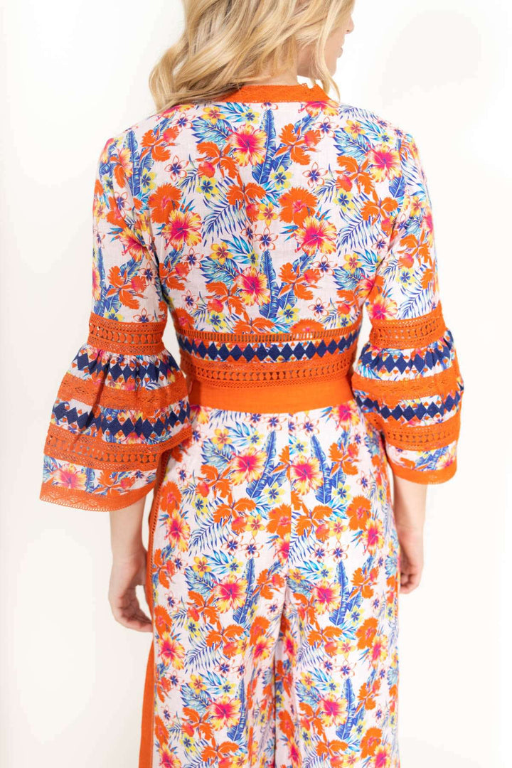 Floral Linen Top