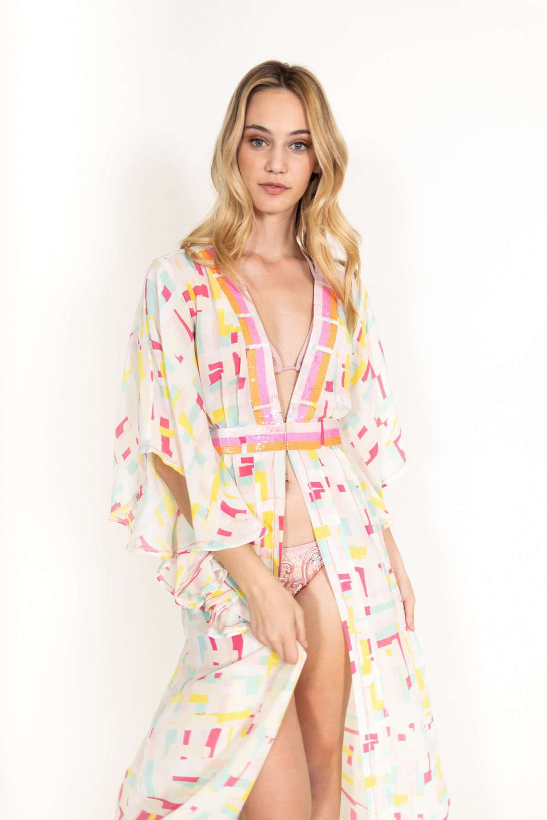 Taj Colorful Coverup