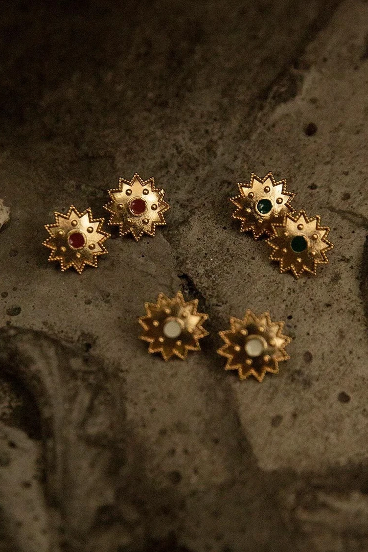 Terracotta Sun Earrings