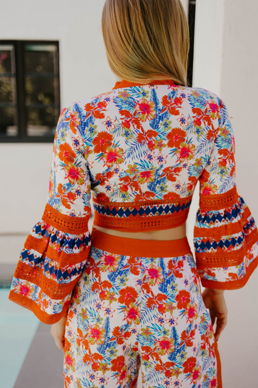 Floral Linen Top