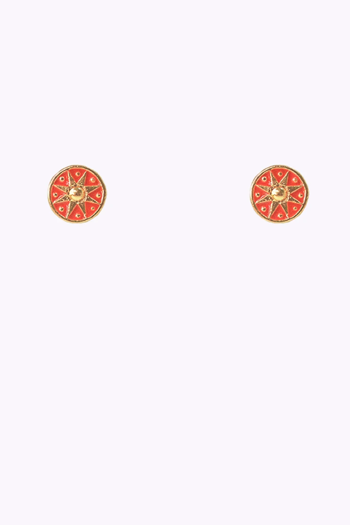 Terracotta Sahara Starburst Earrings