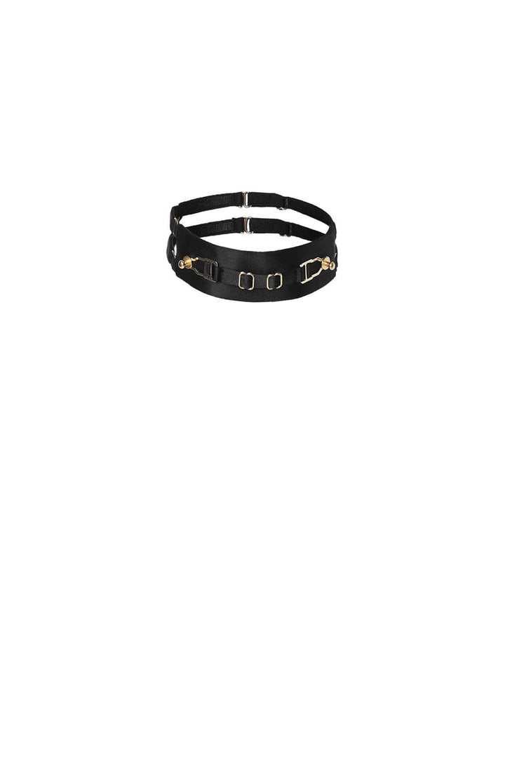 Black Satin Collar