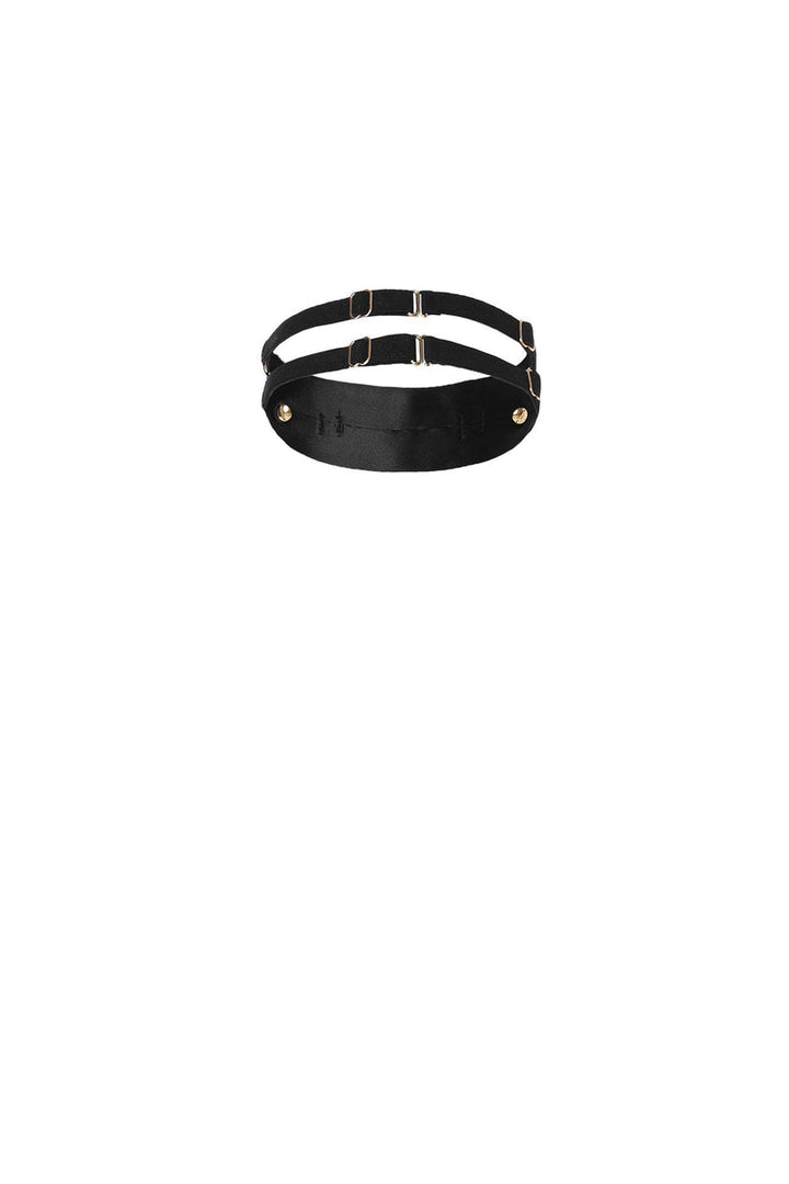 Black Satin Collar