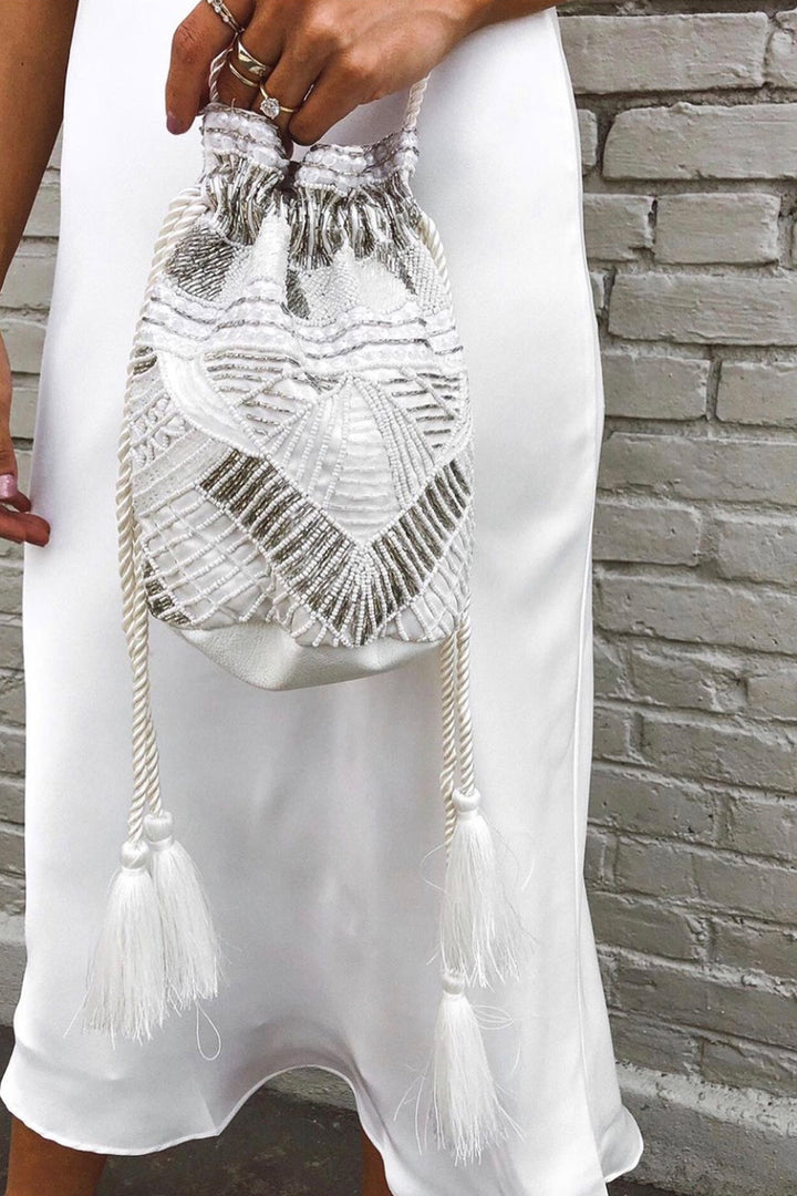 Sequin Fringe Purse