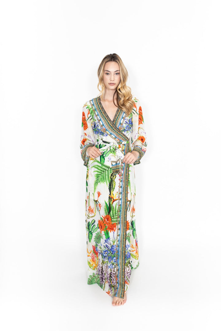 Green Belted Cover Up Dress