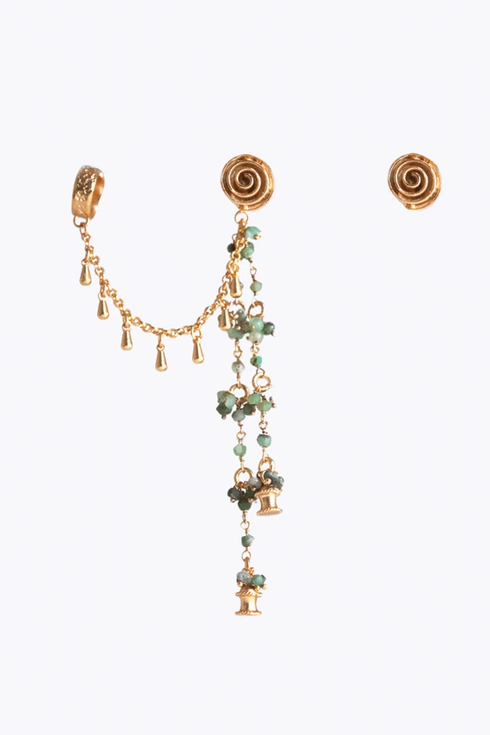 Agate Chain Earcuff