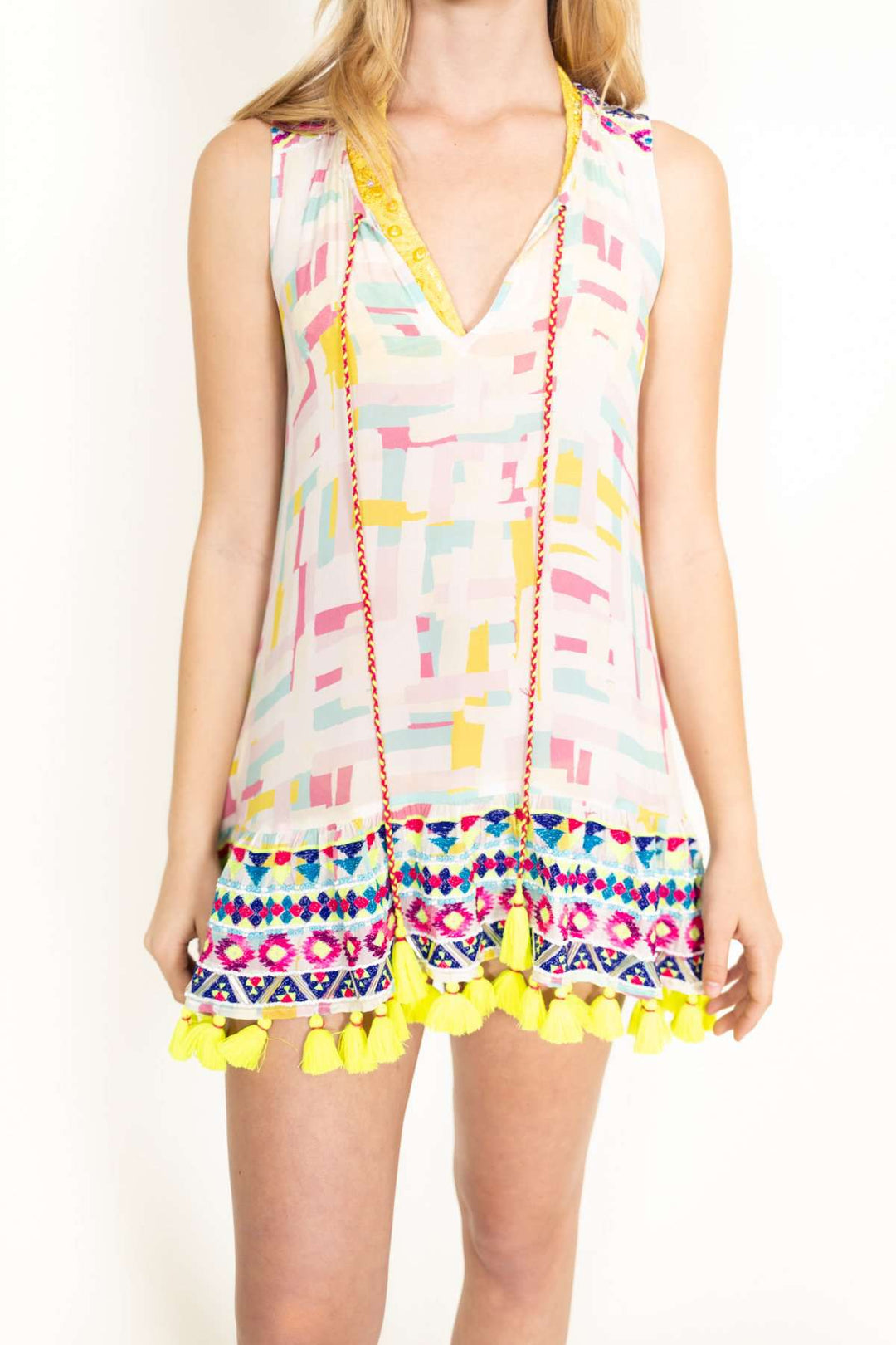 Taj Coverup with Tassels