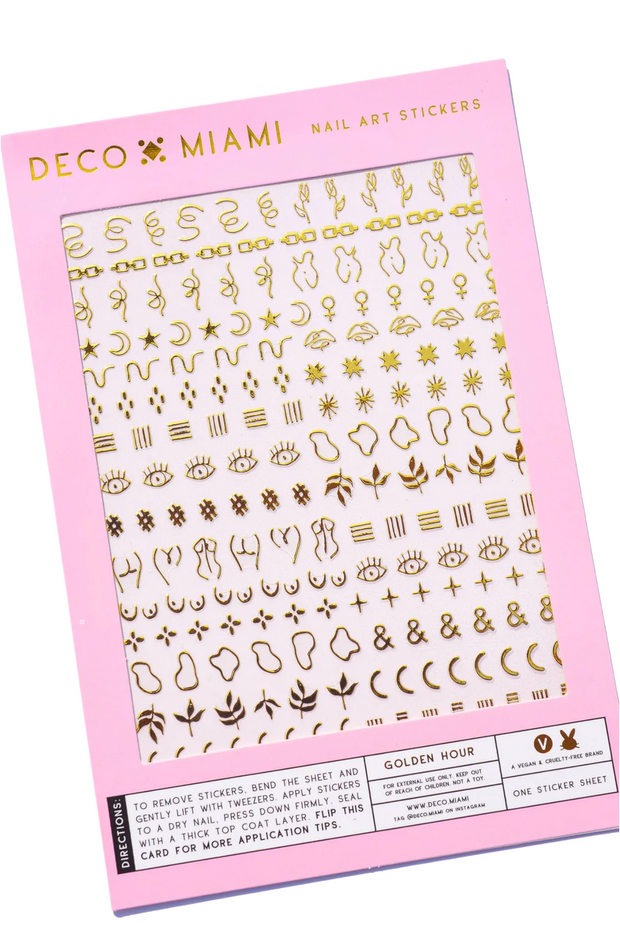 Gold Foil Nail Art Stickers