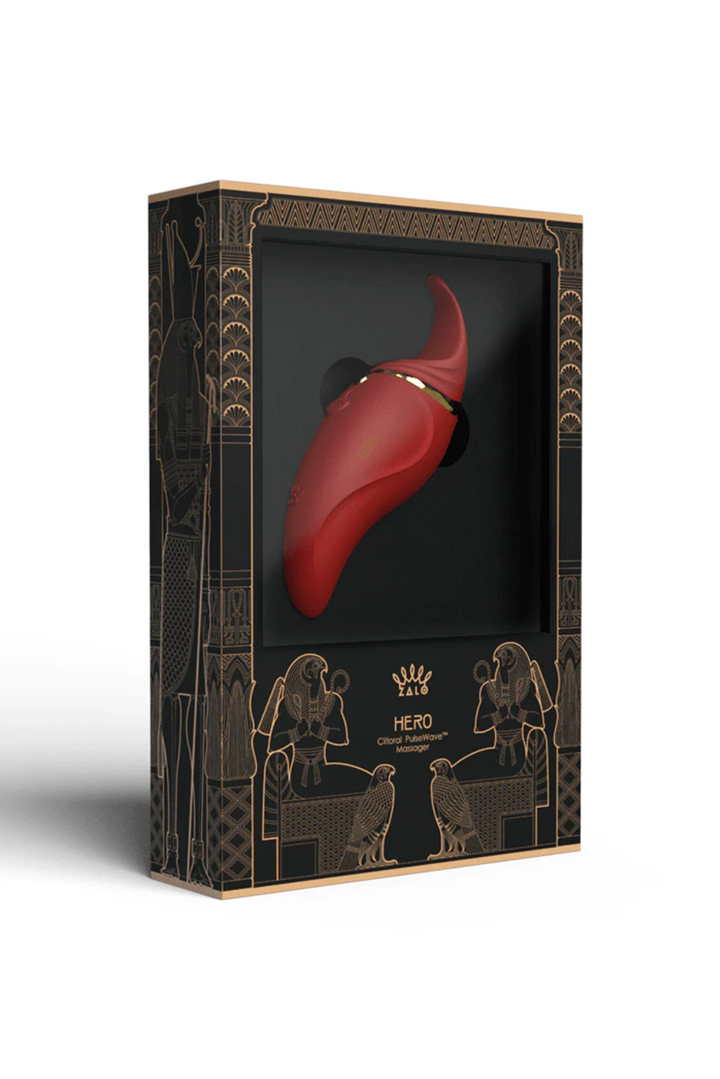 Hero Clitoral Massager - Wine Red
