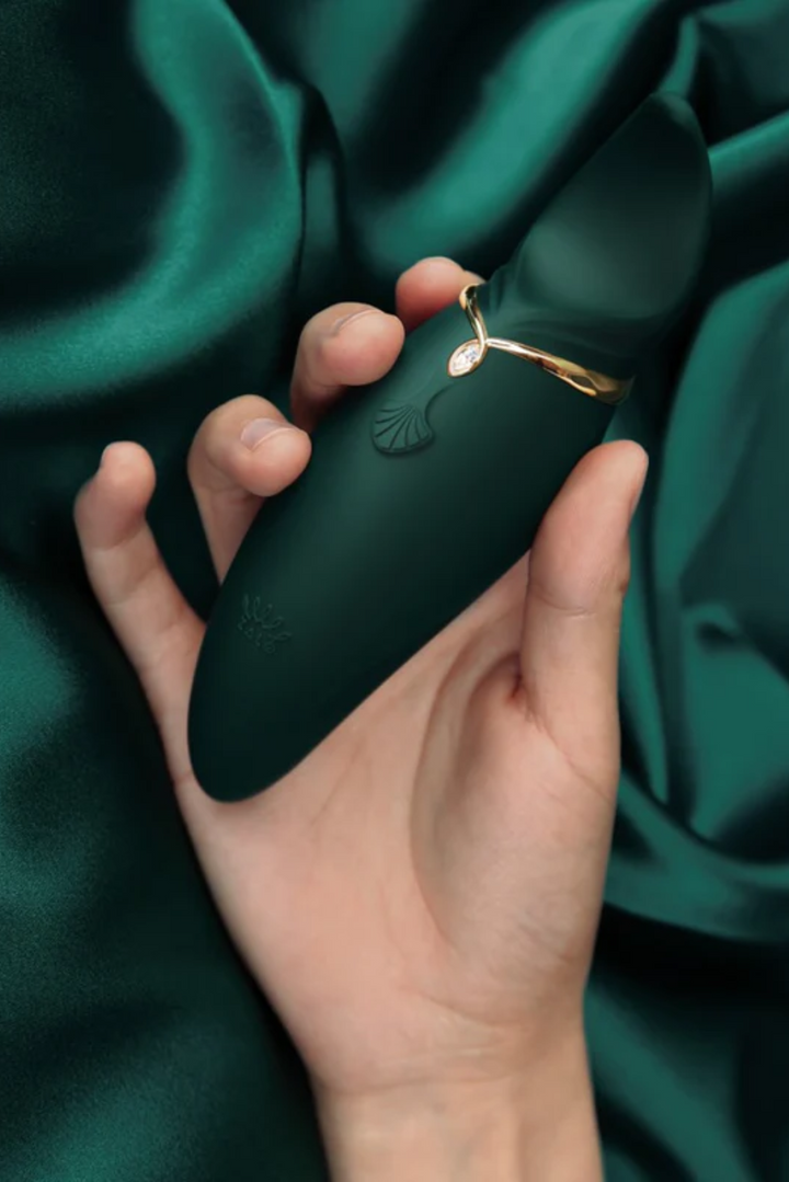Hero Clitoral Massager - Jewel Green
