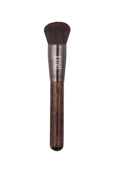 Rounded Makeup Brush with Wooden Handle