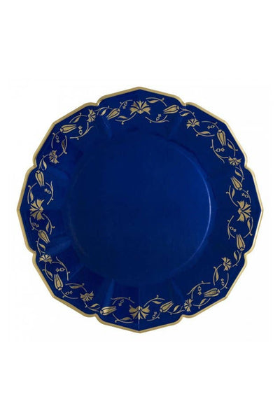 Iznik Floral Cobalt Dinner Plates
