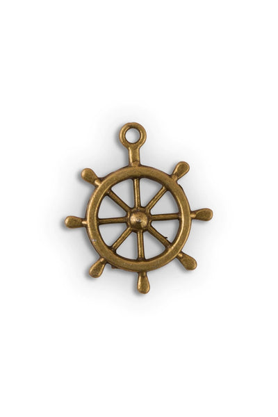 Boat Wheel Charms - 12 pcs