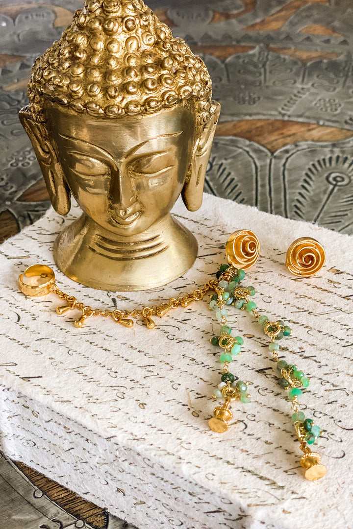 Agate Chain Earcuff