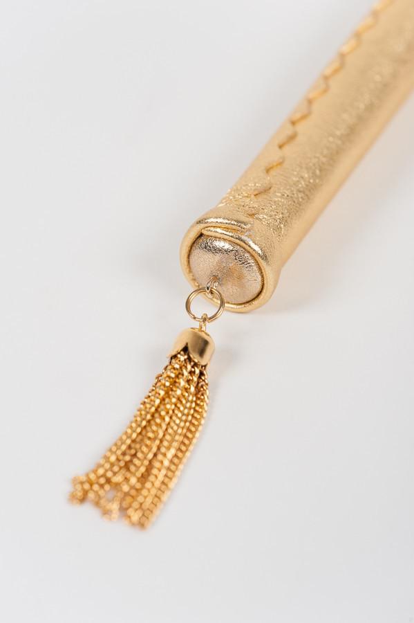 Golden Leather Crop