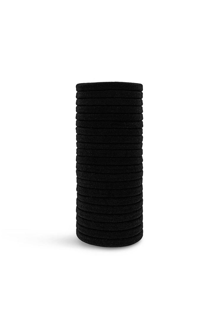 Eco-Friendly Nylon Elastics 20pc - Black