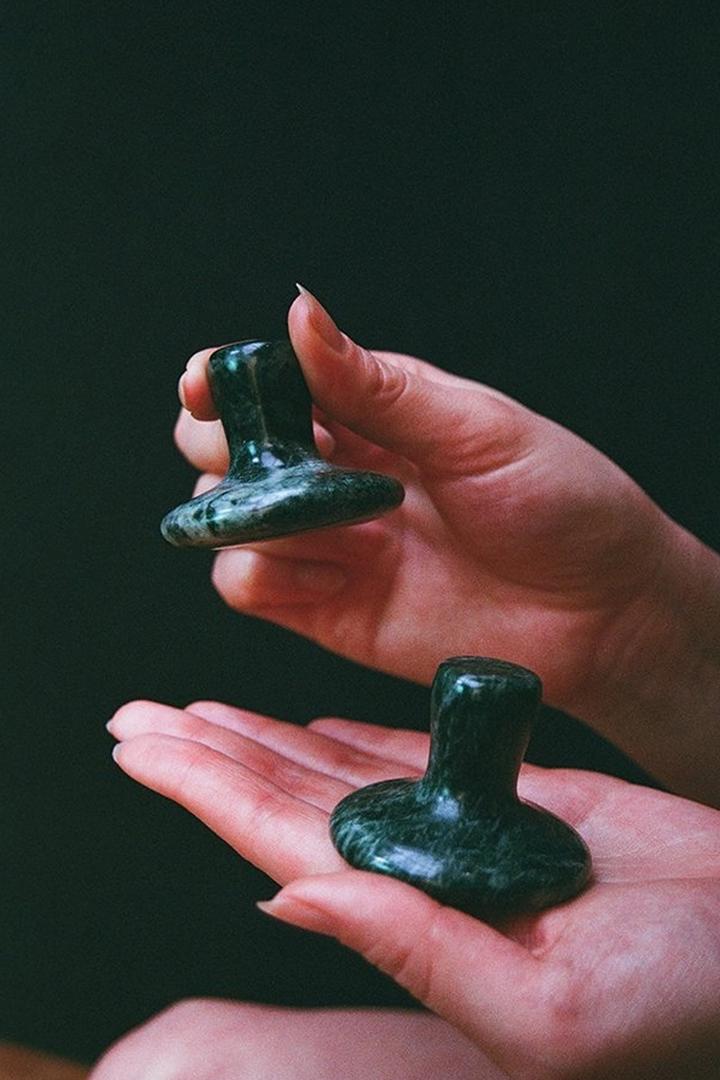 Likya Mushroom Jade Hot Stone