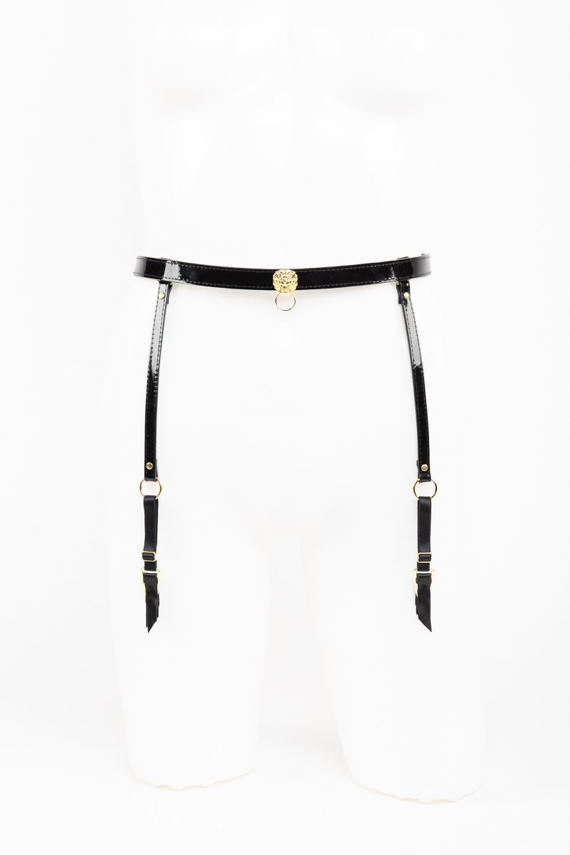 Patent Leather Garter Belt