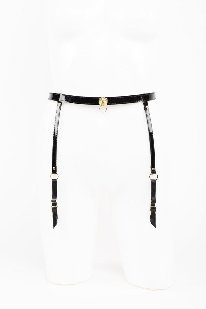Patent Leather Garter Belt