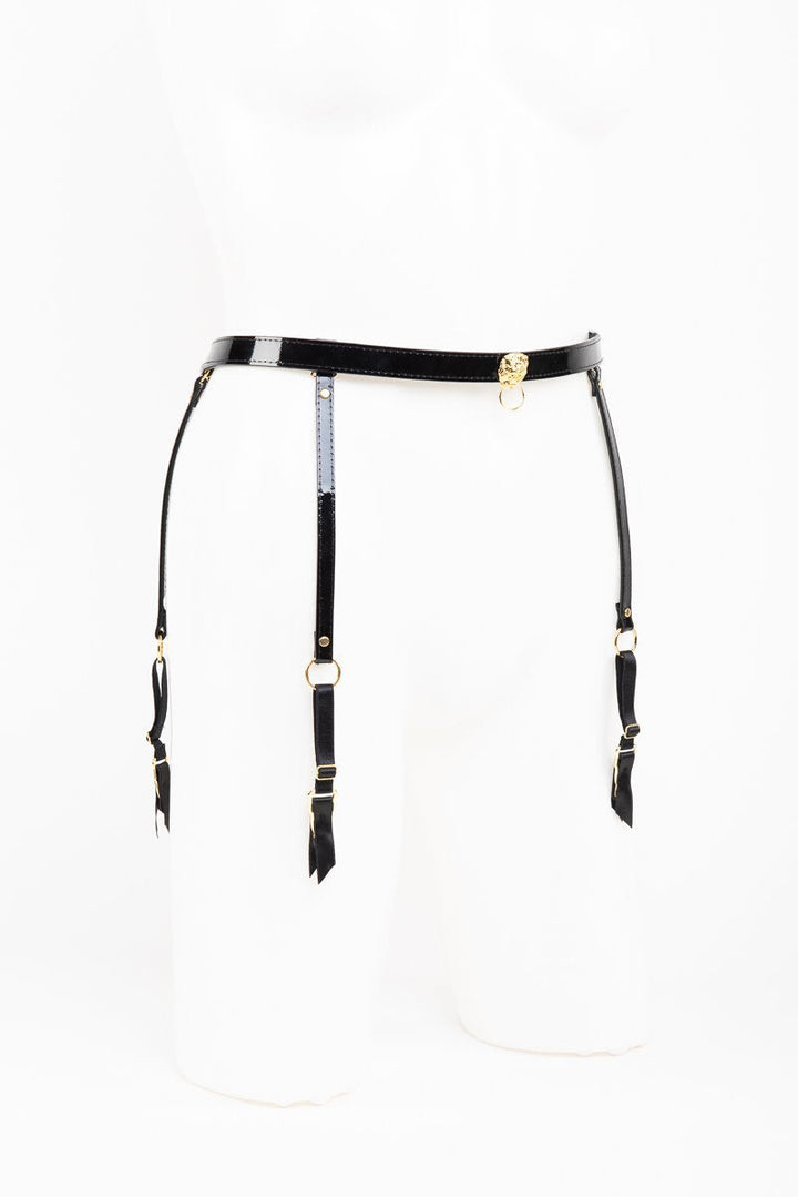 Patent Leather Garter Belt