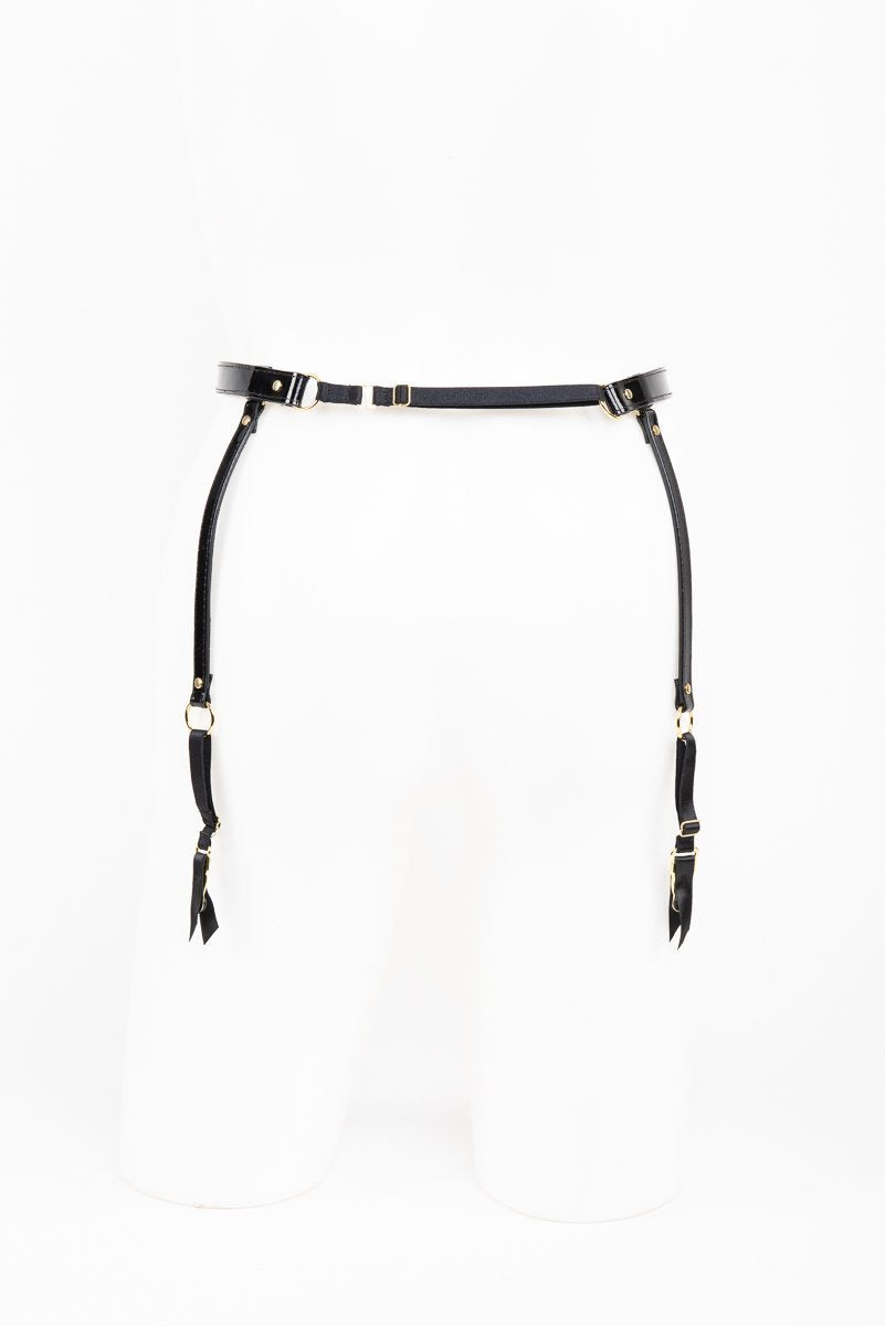 Patent Leather Garter Belt