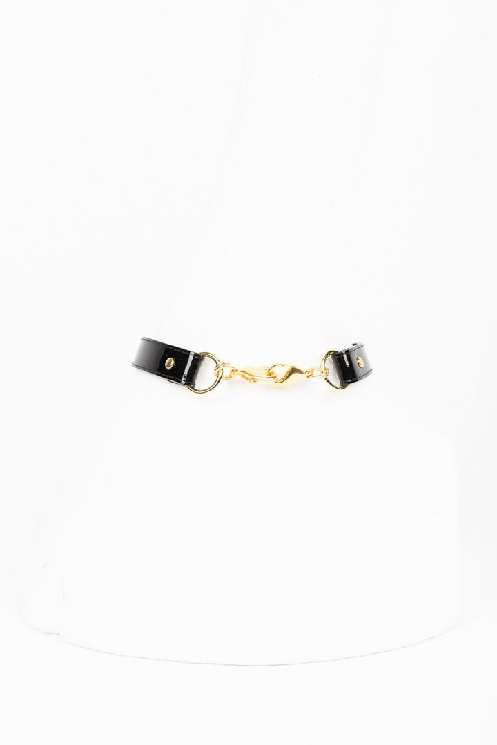 Italian Patent Leather Collar