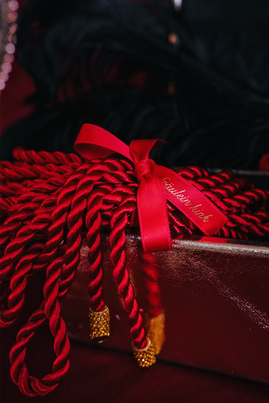 Rouge Crystal Tipped Lasso