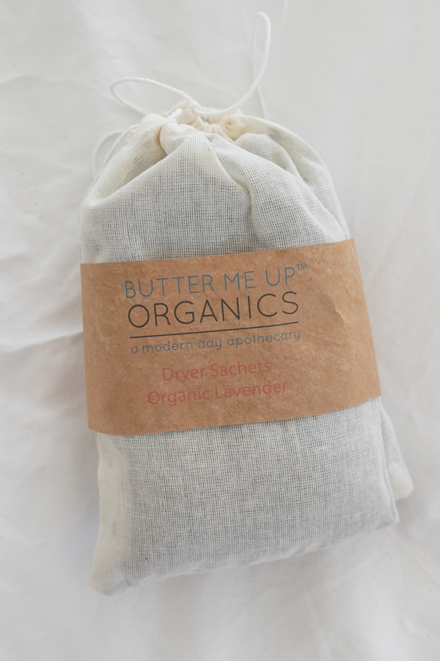 Dryer Sachets with Organic Lavender