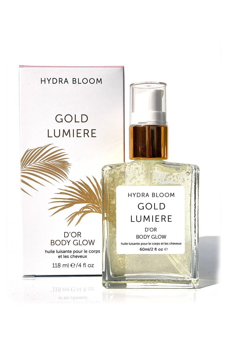 Gold Hydra Bloom Body Glow