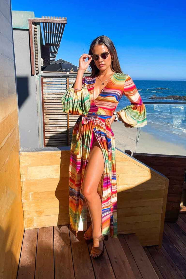 Rainbow Canyon Maxi Robe