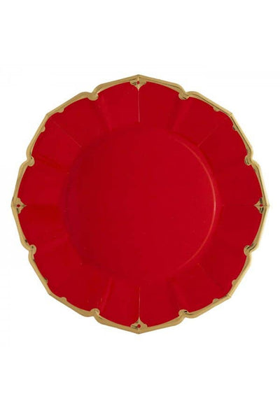 Ruby Red Dinner Plates