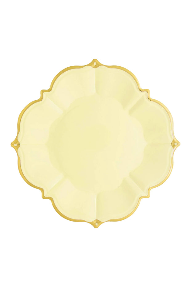 Canary Yellow Lunch Plates